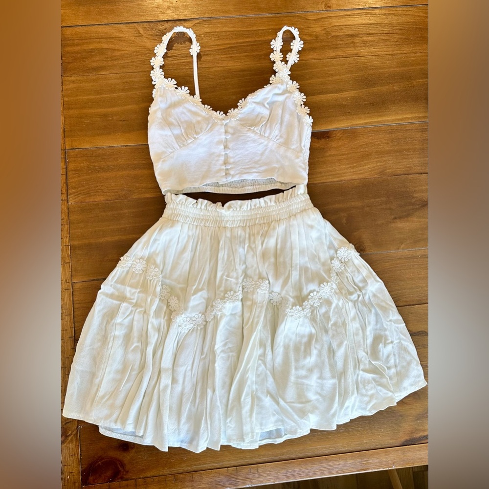 Princess Polly White Two Piece Set
